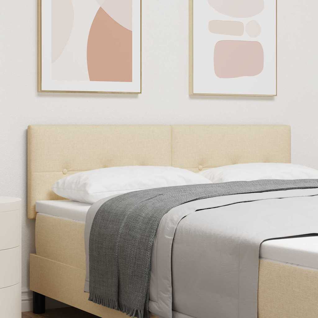 vidaXL Hoogte verstelbaar hoofdbord Lichtgrijs 80 cm Stof