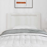 vidaXL LED Hoofdbord Zwart 90 cm Kunstleer