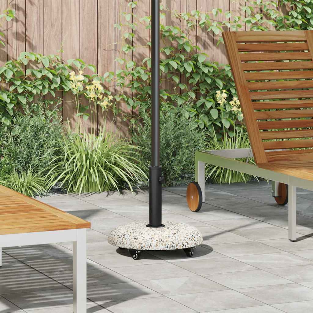 vidaXL Parasolvoet Multikleur Ø 45 x 33 cm Betonkleurig