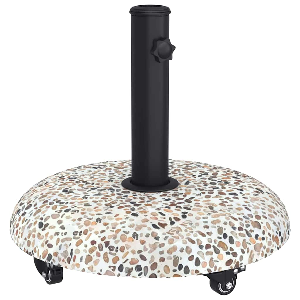 vidaXL Parasolvoet Multikleur Ø 45 x 33 cm Betonkleurig