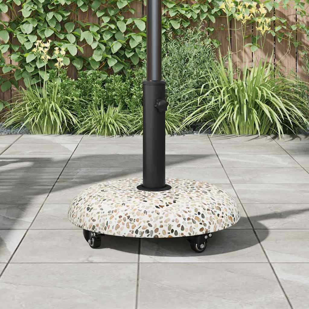 vidaXL Parasolvoet Multikleur Ø 45 x 33 cm Betonkleurig