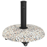 vidaXL Parasolvoet Multikleur Ø 45 x 33 cm Betonkleurig