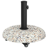 vidaXL Parasolvoet Multikleur Ø 45 x 33 cm Betonkleurig
