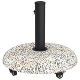 vidaXL Parasolvoet Multikleur Ø 45 x 33 cm Betonkleurig