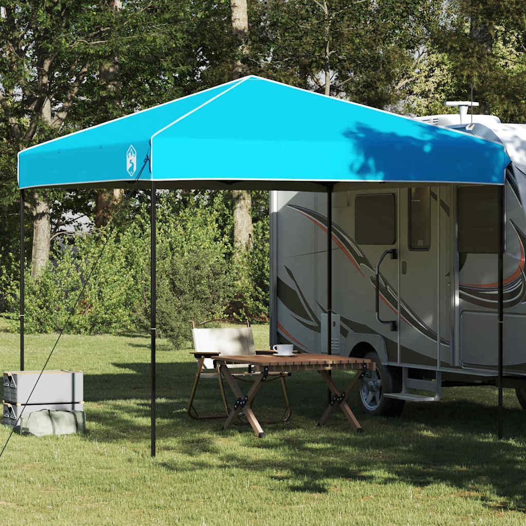 vidaXL Luifel Tent Blauw 243 x 243 x 251 cm Stof