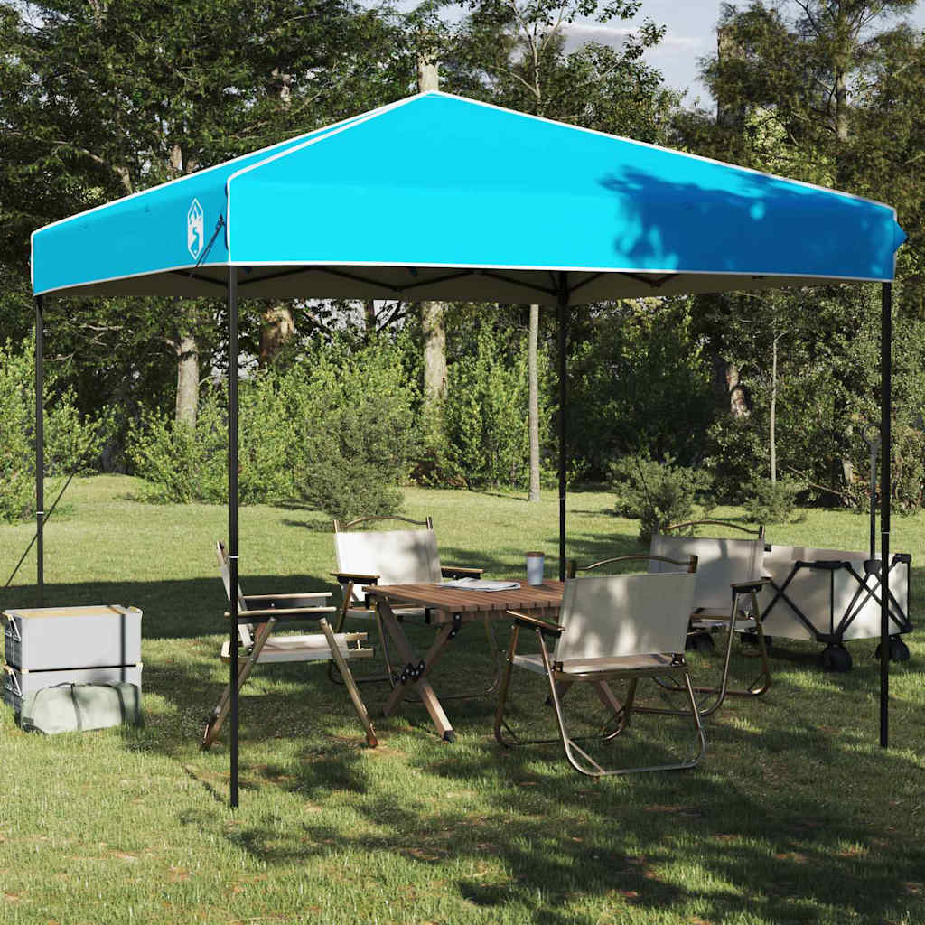 vidaXL Luifel Tent Blauw 243 x 243 x 251 cm Stof