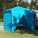 vidaXL Awning Tent Blue 243 x 243 x 251 cm Fabric