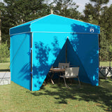 vidaXL Awning Tent Blue 243 x 243 x 251 cm Fabric