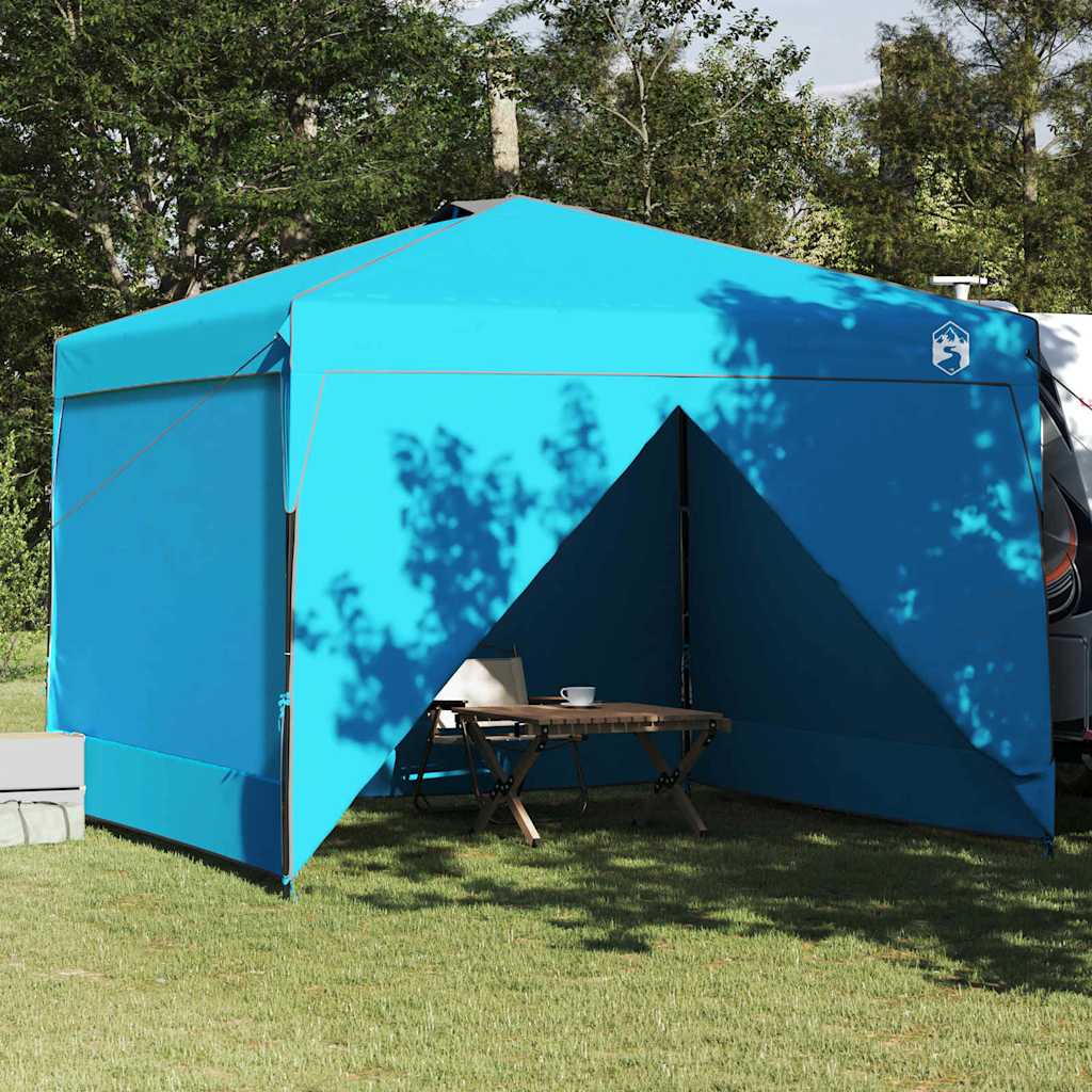 vidaXL Luifel Tent Blauw 290 x 290 x 251 cm Stof
