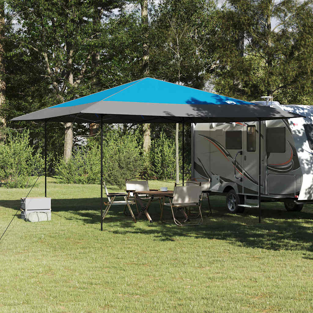 vidaXL Awning Tent Blue 395 x 395 x 251 cm Fabric