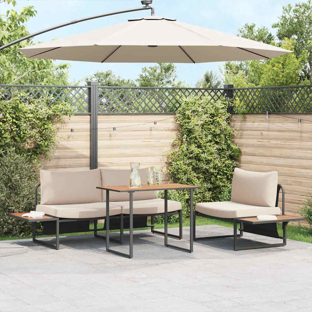 vidaXL Garden Table Brown 100 x 55 x 70 cm Wood