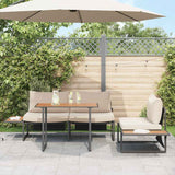 vidaXL Garden Table Brown 100 x 55 x 70 cm Wood