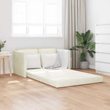 vidaXL Sofa bed floor model 2-in-1 122x204x55 cm velvet light grey