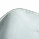 vidaXL Kruiwagen Zilver en Zwart 137 x 60 x 65,5 cm Staal