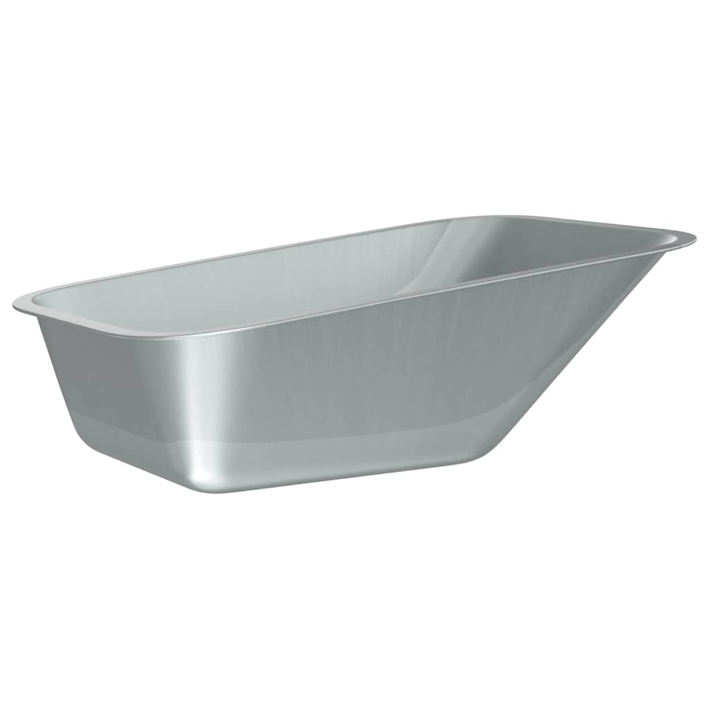 vidaXL Vervangingsblad voor de kruiwagen Zilver 88 x 60 x 32 cm Staal