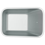 vidaXL Vervangingsblad voor de kruiwagen Zilver 88 x 60 x 32 cm Staal