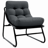 vidaXL Tuinmeubelen 2 pcs Zwart 60,5 x 81 x 71 cm Gepoedercoat staal