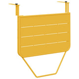 vidaXL Balkontafel 60x40 cm staal zwart