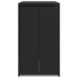 vidaXL Waste Bin Box Black 65 x 80 x 115 cm Polyethylene