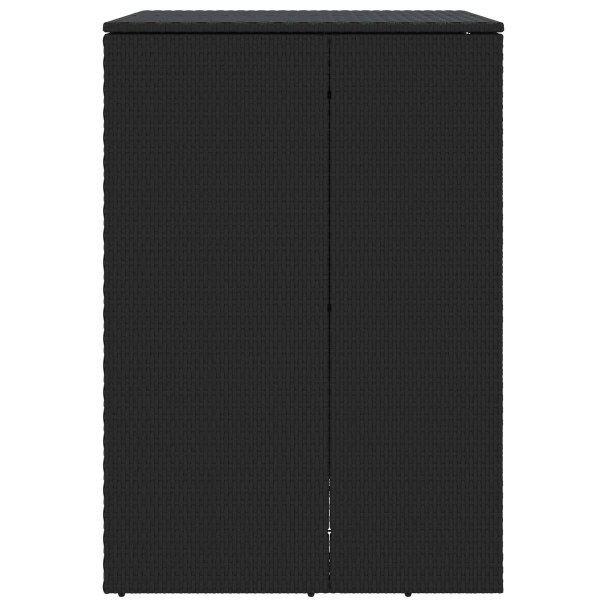 vidaXL Waste Bin Box Black 65 x 80 x 115 cm Polyethylene