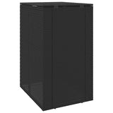 vidaXL Waste Bin Box Black 65 x 80 x 115 cm Polyethylene