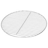 vidaXL Barbecuerooster rond Ø34,5 cm 304 roestvrij staal