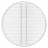 vidaXL Barbecuerooster rond Ø34,5 cm 304 roestvrij staal