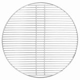 vidaXL Barbecuerooster rond Ø34,5 cm 304 roestvrij staal