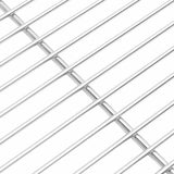 vidaXL Grillrooster Zilver 40 x 30 cm Roestvrij staal