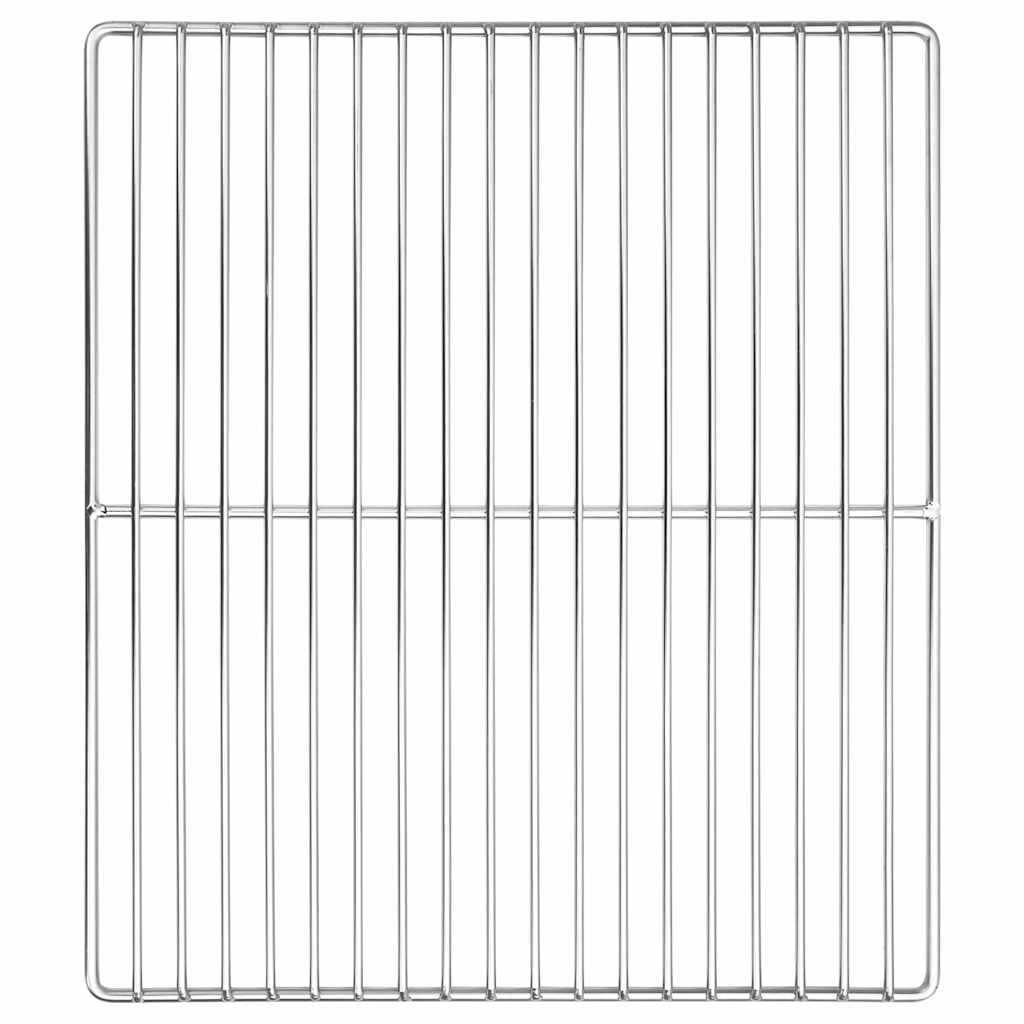 vidaXL Grillrooster Zilver 40 x 30 cm Roestvrij staal