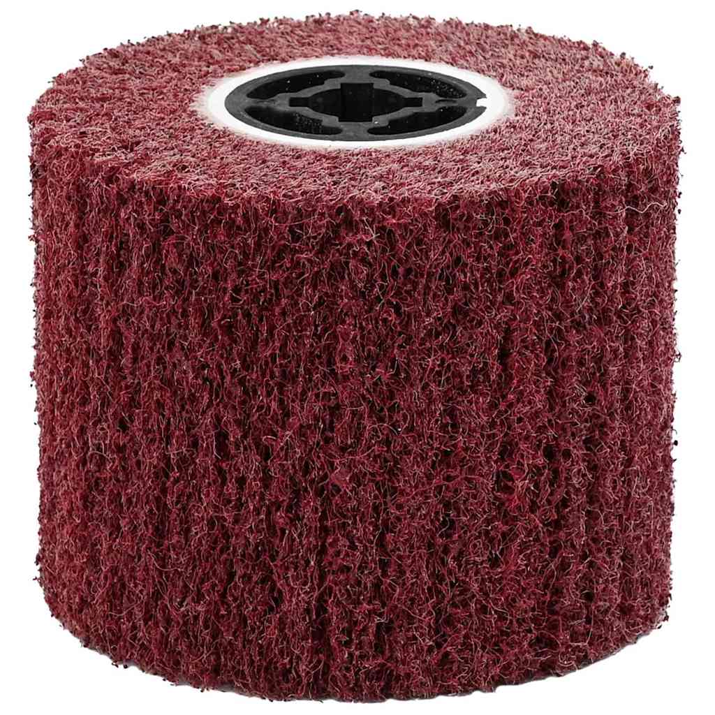 vidaXL Schuurrollers 3 pcs Rood 12 x 12 x 10 cm Synthetische vezel