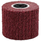 vidaXL Schuurrollers 3 pcs Rood 12 x 12 x 10 cm Synthetische vezel