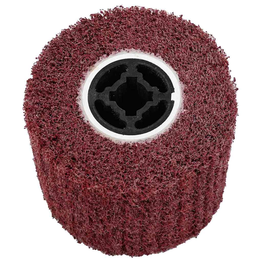 vidaXL Schuurrollers 3 pcs Rood 12 x 12 x 10 cm Synthetische vezel