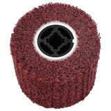 vidaXL Schuurrollers 3 pcs Rood 12 x 12 x 10 cm Synthetische vezel