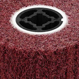 vidaXL Schuurrollers 3 pcs Rood 12 x 12 x 10 cm Synthetische vezel