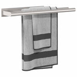 vidaXL Towel Rack Silver 40 x 9 x 4 cm Stainless Steel