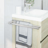 vidaXL Towel Rack Silver 40 x 9 x 4 cm Stainless Steel