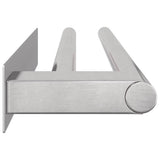 vidaXL Towel Rack Silver 40 x 9 x 4 cm Stainless Steel
