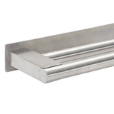 vidaXL Towel Rack Silver 40 x 9 x 4 cm Stainless Steel