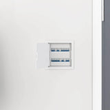 vidaXL Toegangspanelen 2 pcs Wit 15 x 15 cm ABS Kunststof