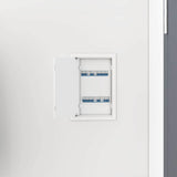 vidaXL Toegangspanelen 2 pcs Wit 15 x 15 cm ABS Kunststof