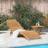 vidaXL 3-Piece Folding Lounge Set Solid Teak Wood