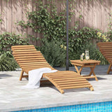 vidaXL 3-Piece Folding Lounge Set Solid Teak Wood