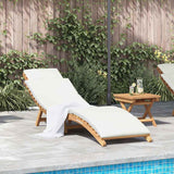 vidaXL Tuin ligstoel Bruin 198 x 55 x 58,5 cm Massief Teakhout