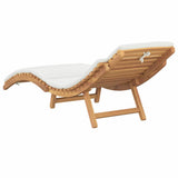 vidaXL Tuin ligstoel Bruin 198 x 55 x 58,5 cm Massief Teakhout