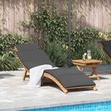 vidaXL Tuin ligstoel Bruin 198 x 55 x 58,5 cm Massief Teakhout