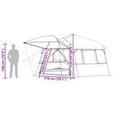 vidaXL Instant Tent met Rainfly voor 12 Personen met Snelle Bevestiging