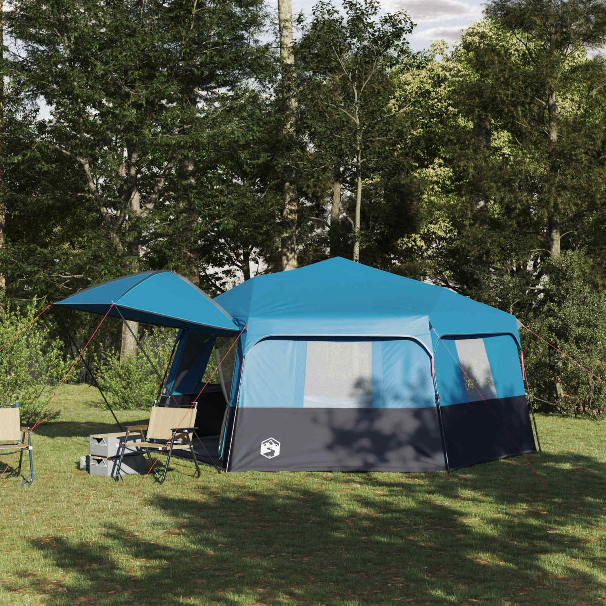 vidaXL Instant Tent met Rainfly voor 12 Personen met Snelle Bevestiging