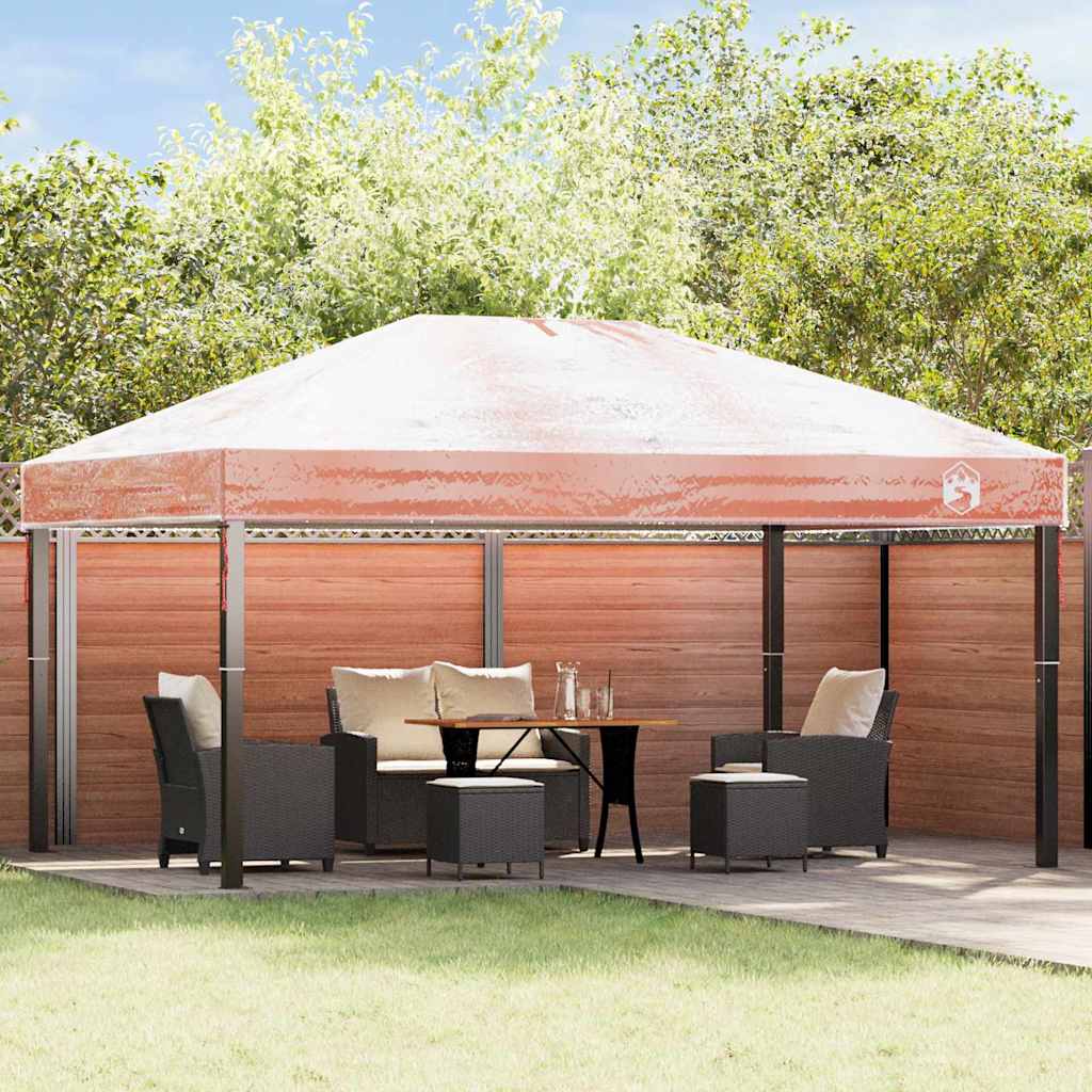 vidaXL Gazebo hoes vervanging Doorzichtig 300 x 300 x 26 cm PVC