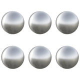 vidaXL Brushed Ball 8 pcs Ø 5 cm silver Stainless steel 201
